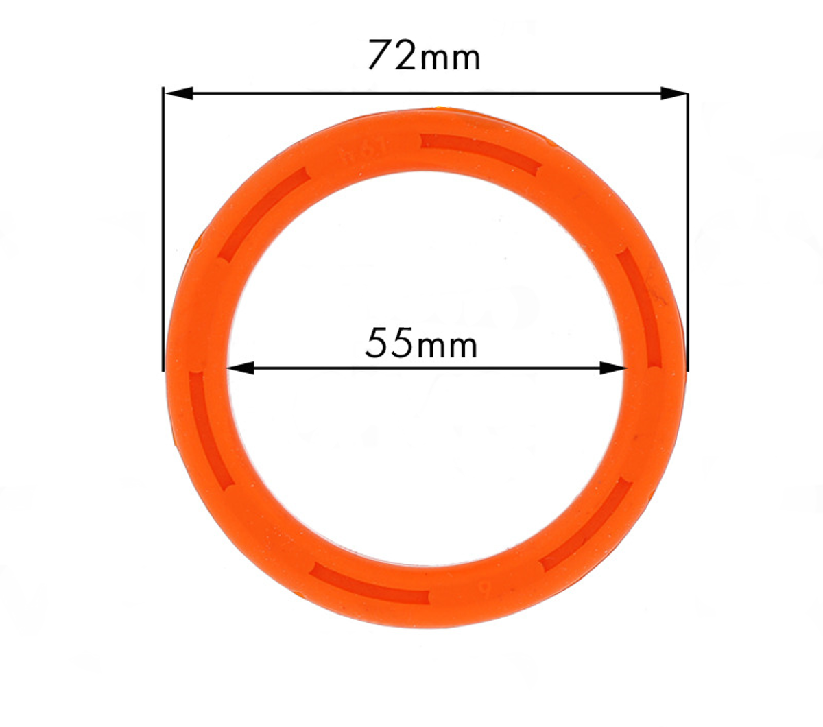 Silicone Gasket for LaMarzocco (DVG) - 8.0mm (orange)